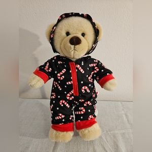 Build a Bear wearing a Christmas outfit. Outfit is NWT.